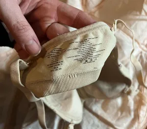 34A beige Creme form fitting T shirt bra thumbnail 3