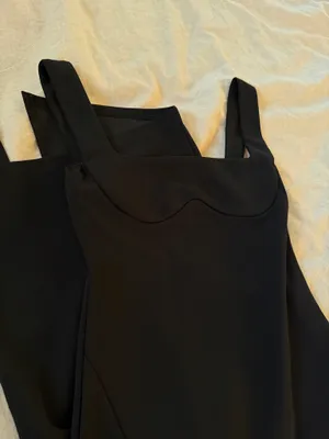 Hello Molly Black Midi Dress Slit thumbnail 7