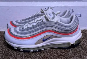 Nike Air Max 97 Essential Flash Crimson Silver Women's 7.5 CZ6087-101 White thumbnail 1