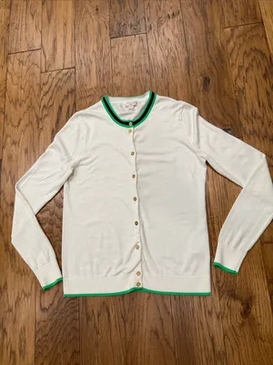 J. Crew The Caryn Cardigan Cotton lightweight sweater size S thumbnail 3