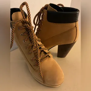 Steve Madden Women's chestnut brown platform Chelsea heel boots size 7 thumbnail 2