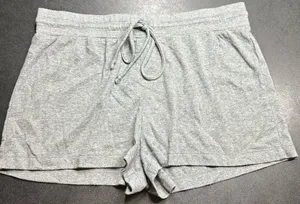 Madewell MWL Women’s Size L Breeze Drawstring Heather Grey Shorts thumbnail 1