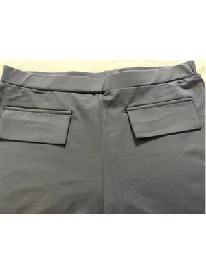 NEW High Waist Front Pocket Pull On Career Dress Pants M thumbnail 3