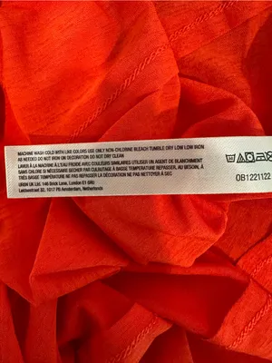 Free People Red/Orange Asymmetrical Layered Top — Size M thumbnail 5
