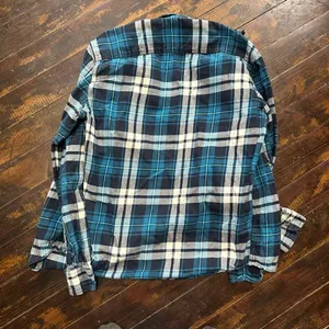 American Eagle prep fit plaid tartan button down shirt thumbnail 3