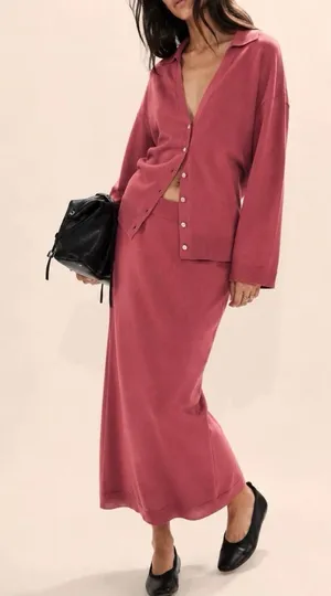Free people Gwenna Sweater Set in Rodeo Red Small thumbnail 1