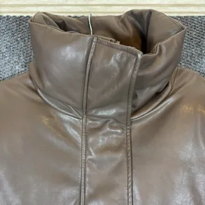 NWT Pistola Donovan‎ Puffer Jacket in Espresso Cropped Jacket Size XL MSRP $248 thumbnail 2