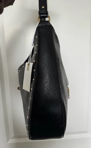 Moda Luxe Black Leather Purse thumbnail 6