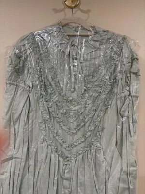 NEW LaceMade 100% Cotton Forest Whisper Dress Size S thumbnail 8