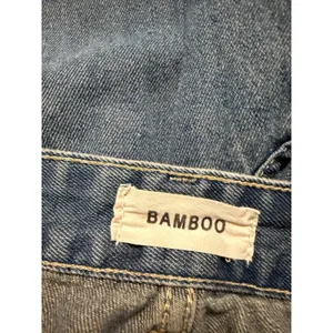 Bamboo Women‎ Wide Leg High Rise Light Wash Denim Jeans Size 13/31 Cotton thumbnail 7