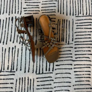 Robert Clergerie Metallic Silver Sandals Size 7 TWO LEFT SHOES thumbnail 2