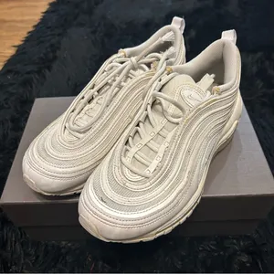 NIKE Air Max 97 white lace up shoes sneakers women’s 7.5 thumbnail 7