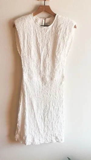 New Anthro Sabina Musayev Bamboo Cut Out Mini Dress Size XL thumbnail 1