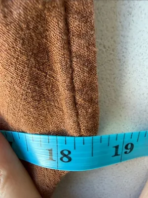 Universal Thread Linen Blend Brown Jumpsuit thumbnail 5