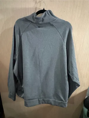 Women’s Nike Cropped Gray and Black Quarter-Zip Sweatshirt Size XL thumbnail 5
