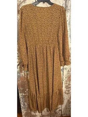 Hayden LA - Womens Printed Button Down Maxi Dress size Large thumbnail 5