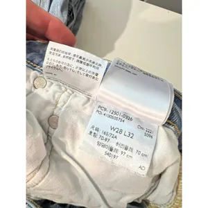 501s Levi's Light Wash Raw Hem High Rise Straight Leg Jeans Size 28 Inseam 32 thumbnail 7