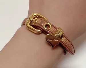 Miu Miu Authentic heart bracelet leather thumbnail 1