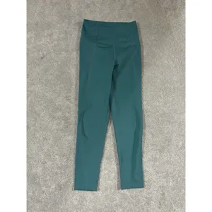 Girlfriend Collective XS cropped‎ Leggings TEAL EUC thumbnail 2