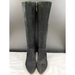 Nine West Nicolah Women's Black Leather Shoes/Boots Size 7.5M SKU 5720 thumbnail 2