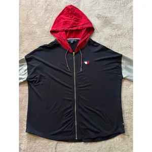 Tommy‎ Hilfiger Women's Sports Hoodie Sweatshirt Full Zip Colorblock Size Large thumbnail 2