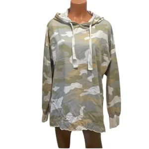Aerie Size Medium Oversized Desert Camouflage Hooded Light-weight Sweatshirt thumbnail 2