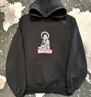 The Notorious B.I.G Album Cover Fleece Hoodie thumbnail 1