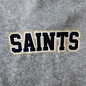 WEAR by Erin Andrews New Orleans Saints Team Heathered Gray Full-Zip Hoodie Size thumbnail 12