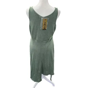 NWT Peruvian Connection Portobello Pima Cotton Dress Sage M thumbnail 6