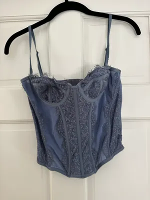 Urban Outfitters Blue/Grey Corset thumbnail 2