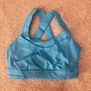 Y2K Lululemon Blue Sports Bra‎ size 4 older style authentic thumbnail 2