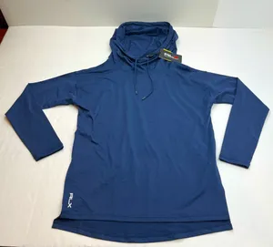 RLX Ralph Lauren Lux Carbon Spring Navy Heather Womens Golf Hoodie Size XS‎ NEW thumbnail 1
