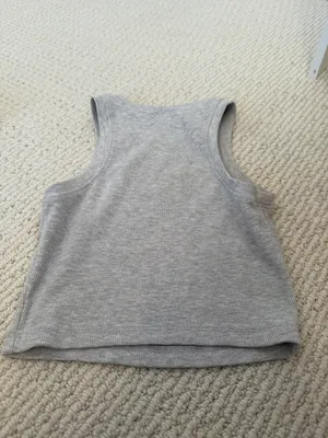 Grey Workout Top thumbnail 2