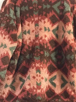 Ariat Women's Plainsview Print Berber Snap Front Sweatshirt XXL 2x Sherpa thumbnail 4