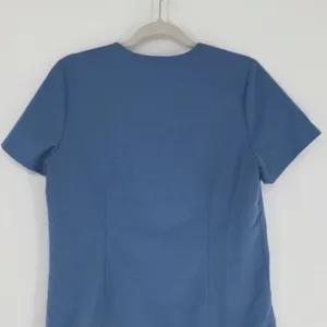 Figs Women's Casma Three-Pocket Scrub Top Size Small Blue V Neck Hospital Office thumbnail 11