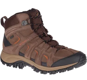 Merrell Brown and Black Men's Trail Mid Hiking Boots thumbnail 1