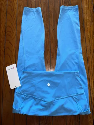 Lululemon Align With Pockets High Rise 25” Ocean Wave Size 8 NWT thumbnail 1