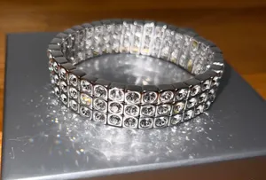 Swarovski Touchstone Crystal By Tribeca Stretch Bracelet thumbnail 4