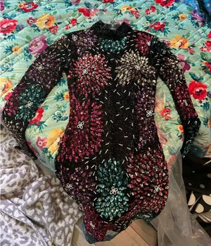 Jovani sequin homecoming dress thumbnail 1