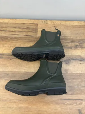 Bogs Amanda Chelsea Ankle Boots Waterproof Green thumbnail 10