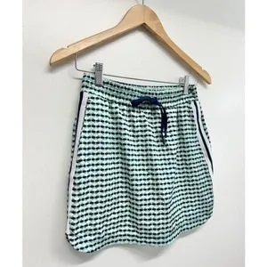 Lady Hagen Size XS‎ Green Navy Geometric Print Athletic Golf Mini Skirt Stripe thumbnail 4