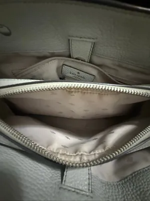 Kate Spade Leila Medium Triple Compartment Satchel Bag purse - Sea Water thumbnail 5