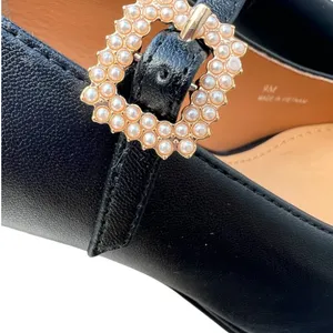 Lisa Vicky Bobble 9M Black Sheep Napa Chunky High Heel Mary Jane‎ Platform Pumps thumbnail 9
