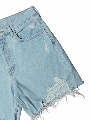 Etica Revolve Light Wash Distressed Denim Shorts Womens 30 thumbnail 4