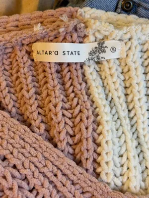 Altar'd State Colorblock Sweater thumbnail 3