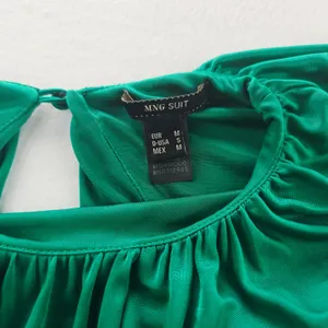 MNG Suit Maxi Dress Emerald Green Sleeveless Open Back‎ Party Dress M thumbnail 5