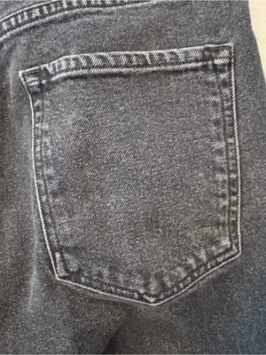 Goldsign high rise straight leg black women's jeans size 28 thumbnail 14