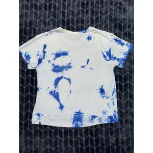 Lululemon Women's Train to Be Short Sleeve Regatta Blue Tie Dye Sz 6 thumbnail 4