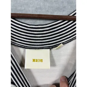 Maeve‎ Anthropologie XS Striped Dress Black & White thumbnail 3