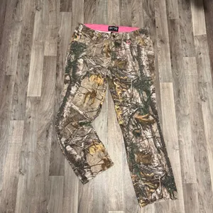 Vintage Realtree Xtra Camo Pink Lined Straight Leg Pants Size 14 thumbnail 2